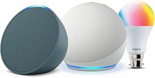 Echo Dot (5th Gen) | Smart speaker with Bigger sound, Motion Detection, Temperature Sensor, A