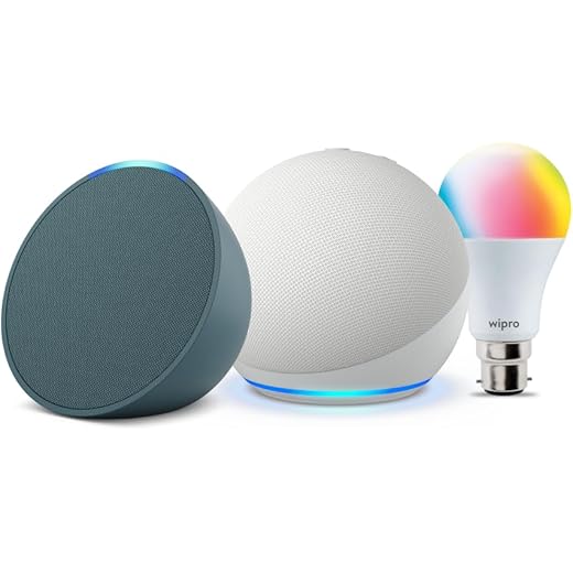 Amazon Echo Dot 5th Gen Smart speaker with Bigger sound Mo
