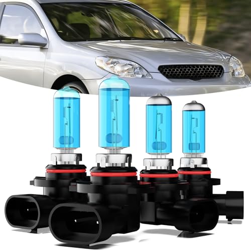 TTDBDAN Headlights Compatible with 2003-2014 Toyota Matrix Halogen Headlight Bulbs,9005/HB3/H10