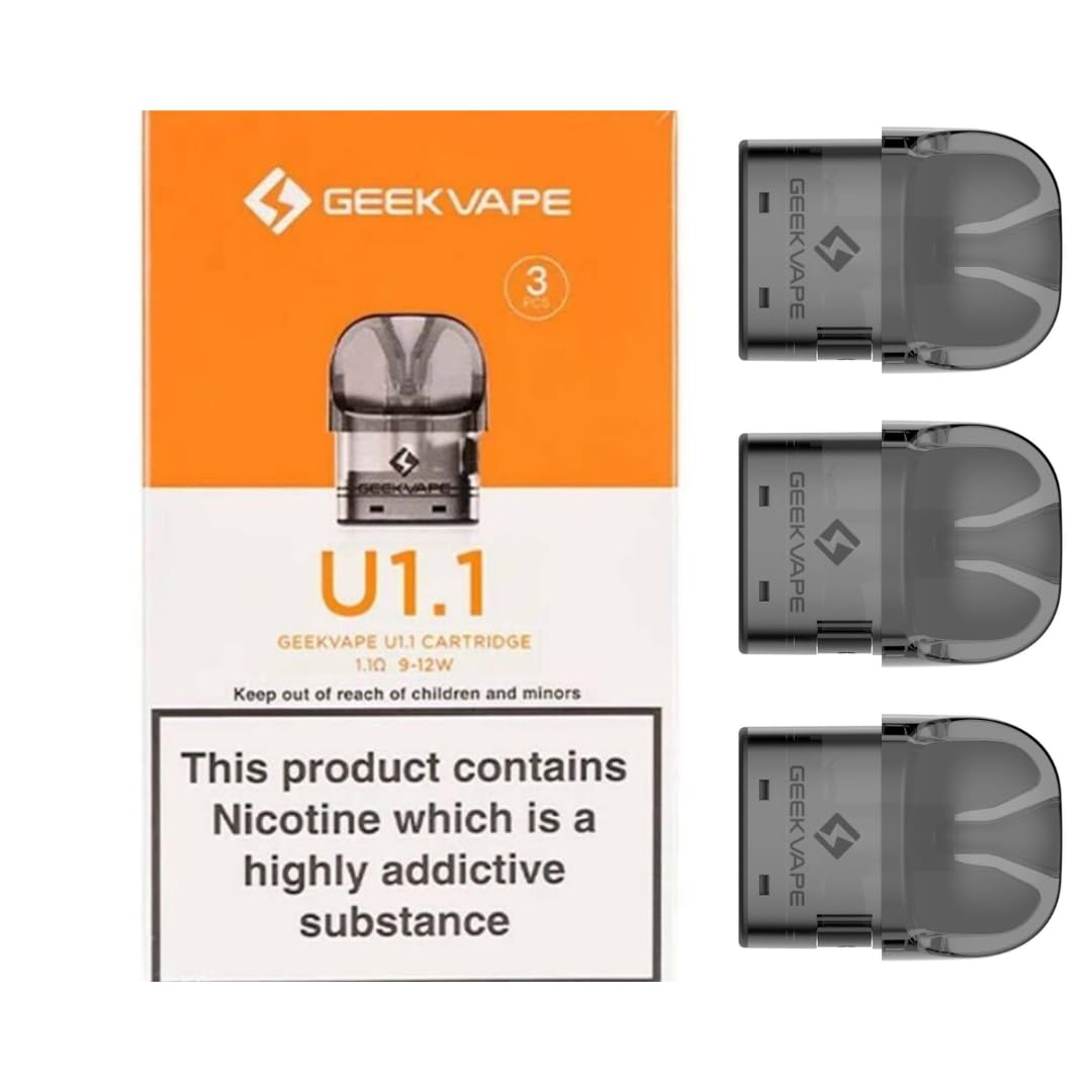 Geekvape Sonder U Replacement Pods (1.1) - 3 Pack for GEEKVAPE Sonder U  KIT, Geek Vape Sonder Pods - No Nicotine: Amazon.co.uk: Electronics & Photo