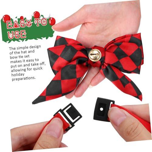 Disfraz navideño para perros y gatos POPETPOP miniatura 3