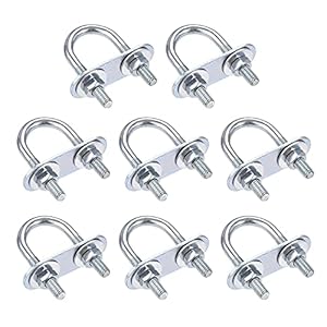 Sourcing Map M6 U-Bolzen Set 8 Stück