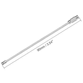 Amazon.co.jp: uxcell ワイヤーキーホルダー キーリング ループ