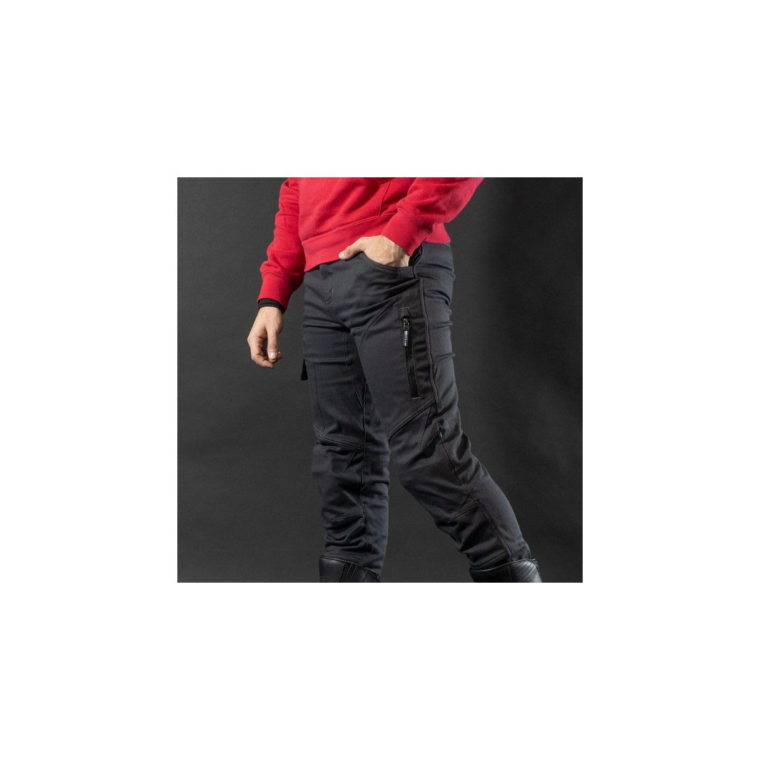 LS2 Straight Pantaloni Straight, Uomo, Verde Oliva, XL Uomo