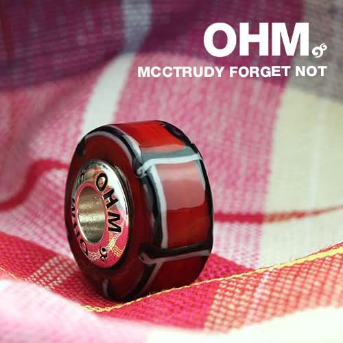 OHM Mcctrudy Forget Not Glass Bead