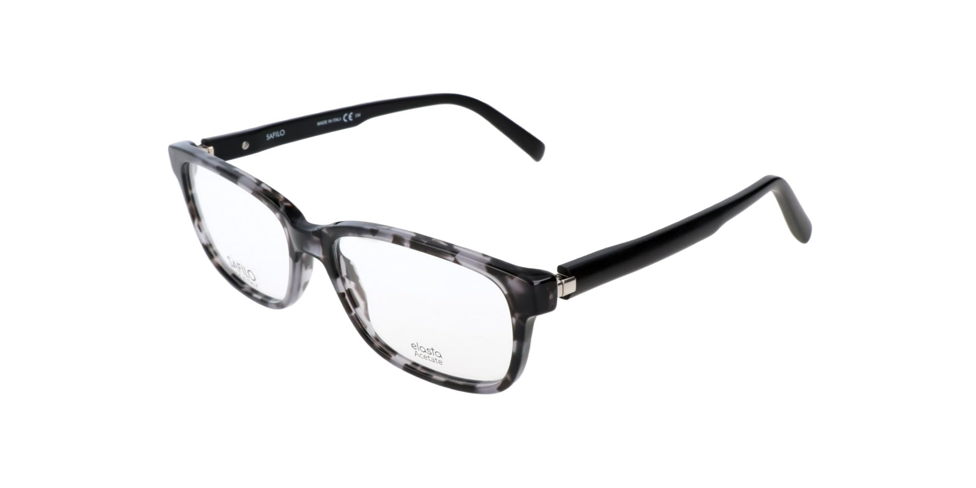 Safilo 1079 damskie / damskie designerskie zawiasy sprężynowe pełne obręcze Casual segment premium klasyczne okulary/okulary do oczu (54-16-145, szary Havana Black), Szary Hawana Czarny, 54-16-145