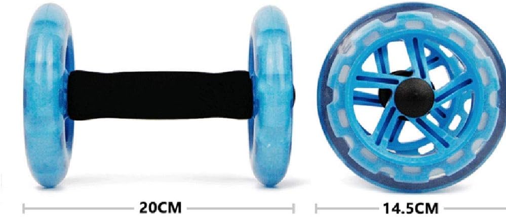 Abdominal Muscle Wheel-handed Two-wheeled Belly Wheel Multi-function Core Training Four-wheel Fitness