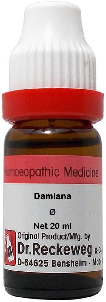 Reckeweg's Damiana Q Mother Tincture 20ml (Set of 2 Bottles)