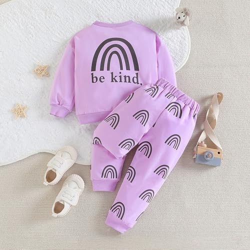 Toddler Boys Girls Matching Halloween Outfits Crewneck Sweatshirt and Joggers Ghost Print Halloween Set Trendy Clothes2