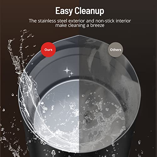 Milk Frother, 4-In-1 Electric Milk Steamer, 10.1Oz/300Ml Milk Warmer, Paris Rhône Automatic Hot/Cold Stainless Steel Foam Maker For Coffee,Latte, Cappuccino, Macchiato, Hot Chocolate #TOP5