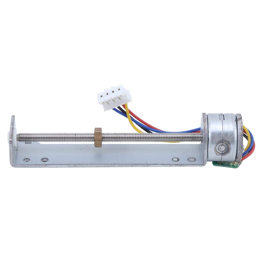 2Phase 4 Wire Stepper Motor Linear Actuator Slide Table with M3 Nut 5V-9V Drive Voltage 18° Step Angle for CNC Milling Machine Linear Rail Screw Electrical Controls