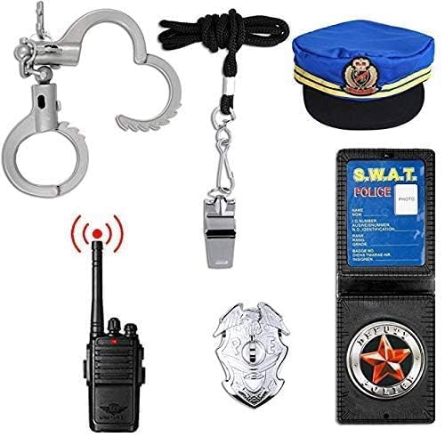 Disfraz de Policía para niños con accesorios, 3-6 años miniatura 3