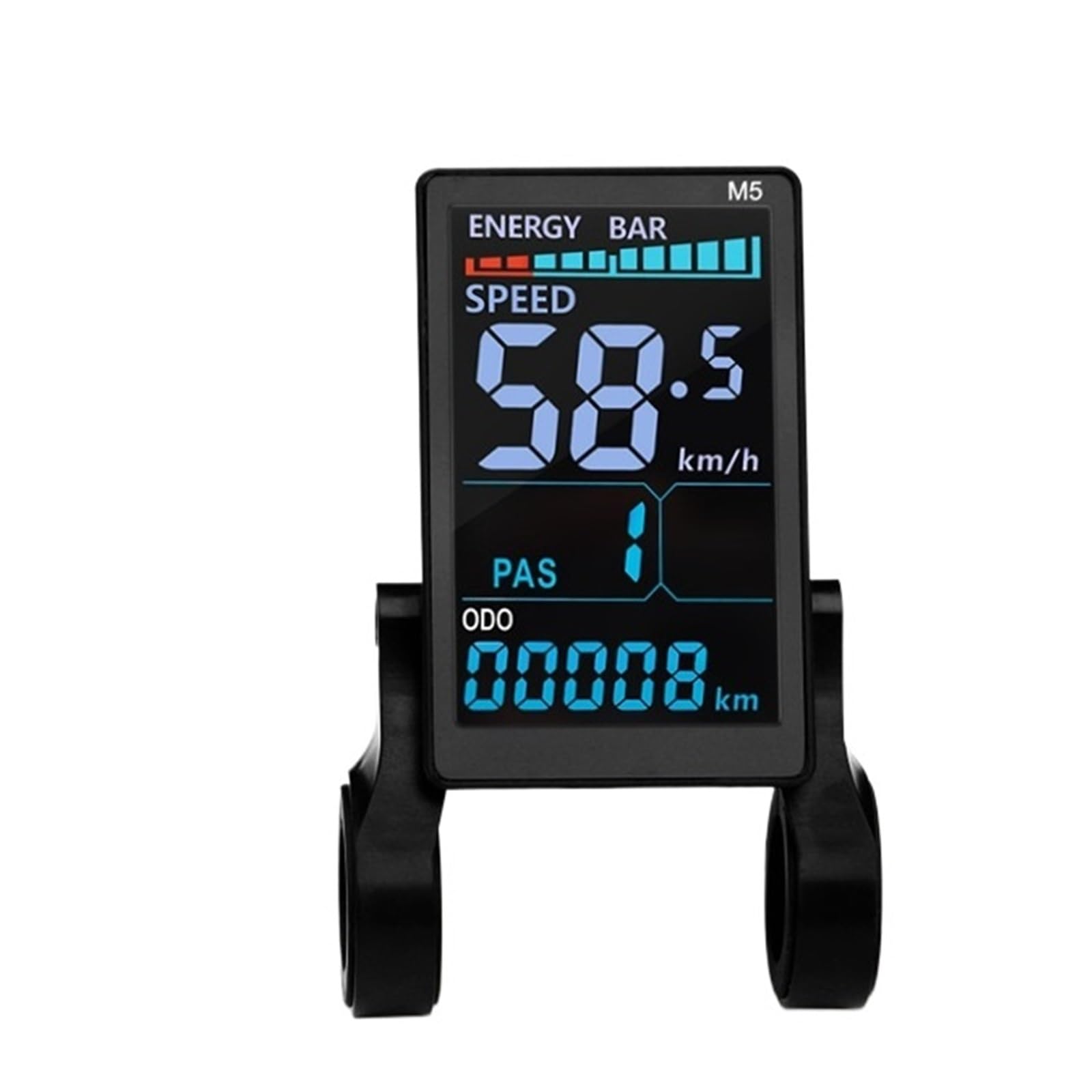 Pantalla para Ebike, 2 Uds Conector Medidor Controlador De Velocidad con Pantalla LCD M5