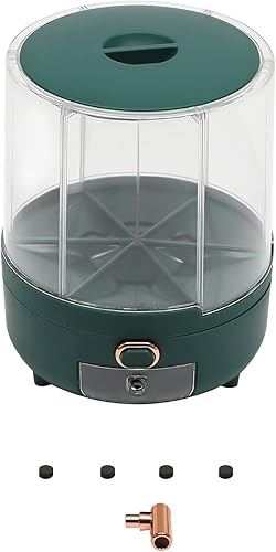 Miniatura 6 de Dispensador de cereales, Dispensador de grano giratorio de 360 de 6 rejillas, Dispensador de arroz transparente sellado 6 en 1, Contenedor de