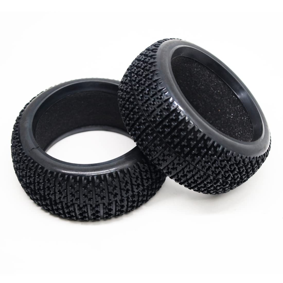 4 PièCes 109Mm 1/8 RC Tout-Terrain Voiture Pneu en Caoutchouc pour MP9 Hobao PièCes de Mise à Niveau