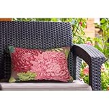 Liora Manne Marina Indoor/Outdoor Power Loomed Easy Care Pillows, 12' x 18',...