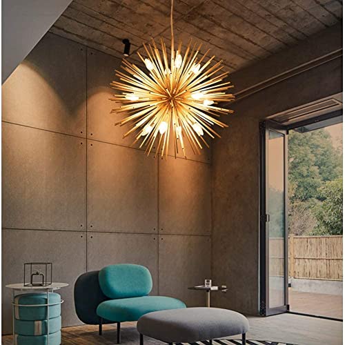 Éclairage Pendentif Sputnik Chandelier Moderne Lampe Crystal Firework Suspension 8 Feux - 6