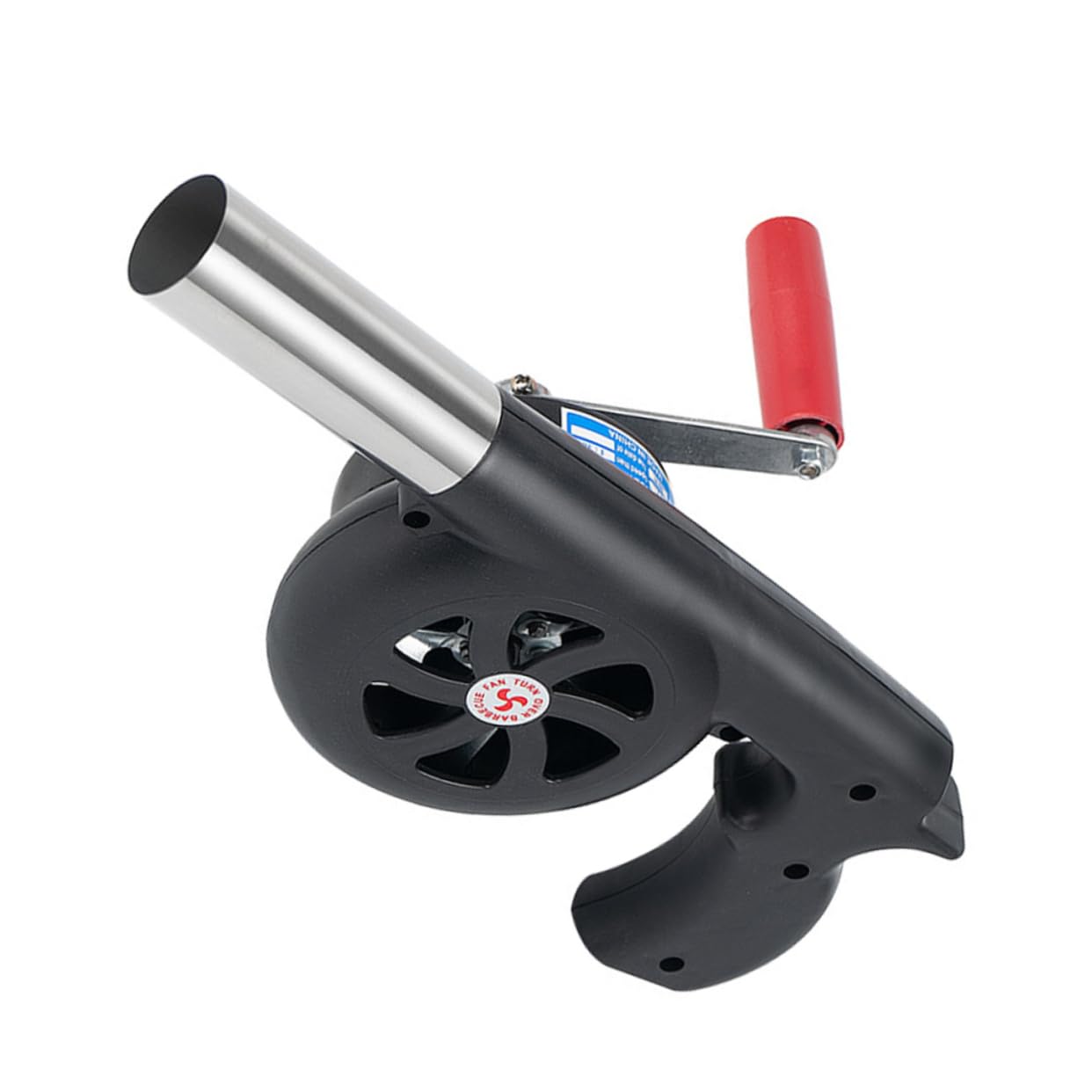 Hemobllo 2 Pezzi Asciugacapelli portatili Fan portatile griglia Barbecue aeratore da campeggio soffiatore di all'aperto soffiatore d'aria per grill soffiatore portatile plastica