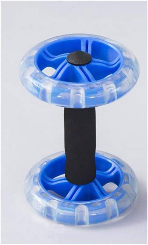 Device Ab Roller Wheel Abdominal Exercise Roller Abdomen Training Wheel Gym Workout Equipment for Fitness Use Blue Dumbbels