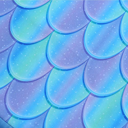 Toddler Girls Sleeveless Summer Mermaid Dresses Printed Twirl Birthday Party Casual Little Baby Clothes for 3-13years3