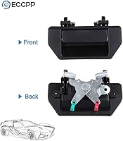 Vista 6 de ECCPP Manija de puerta negra para camioneta Nissan 1995 1996 1997 (puerta trasera)