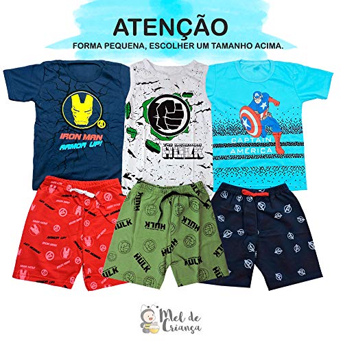Kit 6 Conjunto Infantil Personagem Menino (2)
