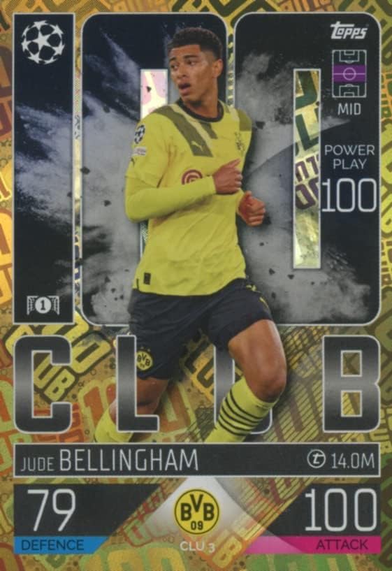 Match Attax Extra 2022 2023 22/23 100 Club Trading Card(s) You Select (Jude Bellingham CLU3)