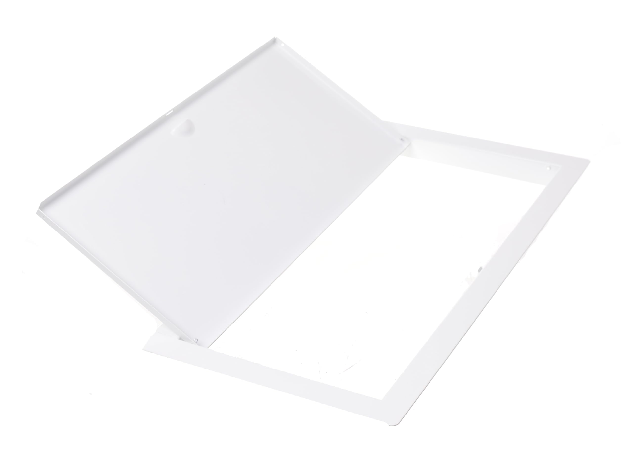 Trappe di Ispezione Bianca – Acciaio Robusto – Chiusura a Pressione (Push-to-Open) – Per Pareti e Soffitti in Cartongesso o Muratura – Accesso a Cavi, Tubi e Vani Tecnici (40 x 60 cm)