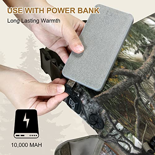 Mdstop Heated Hunting Seat Cushion, Waterproof Seat Pads For Tree Stand & Ladder Stand, For Hunting,Ice Fishing,Hiking,Camping(Batteries No Including) #TOP3