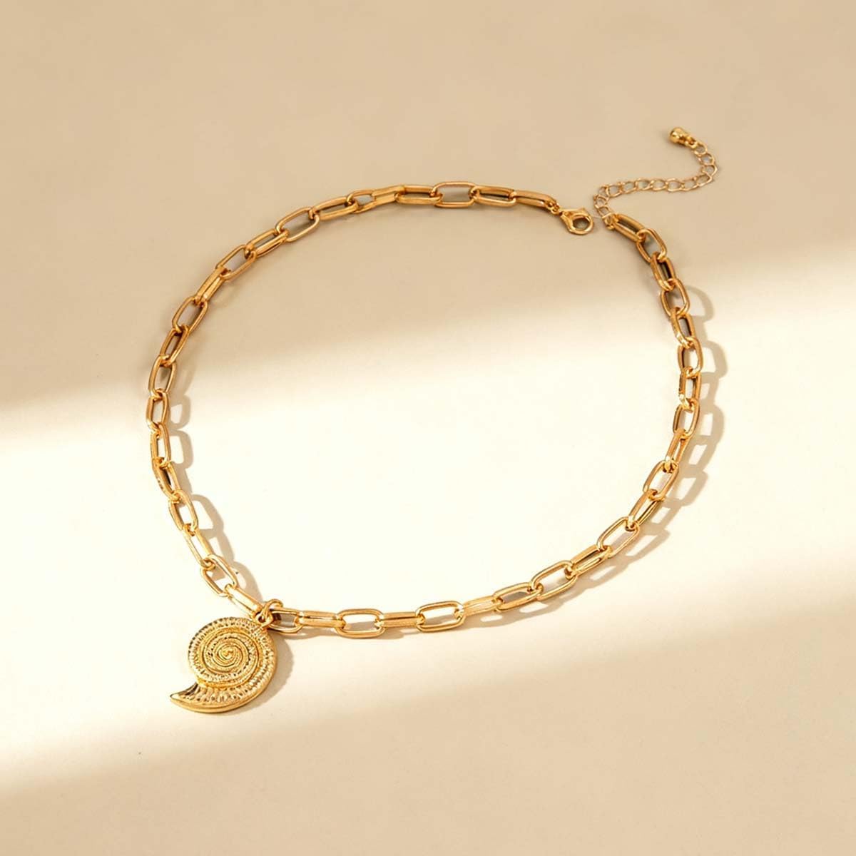 Gold Starfish Necklace for Women Conch Starfish Pendant Dainty Layered Chain Summer Beach Jewelry Gifts - Image 5