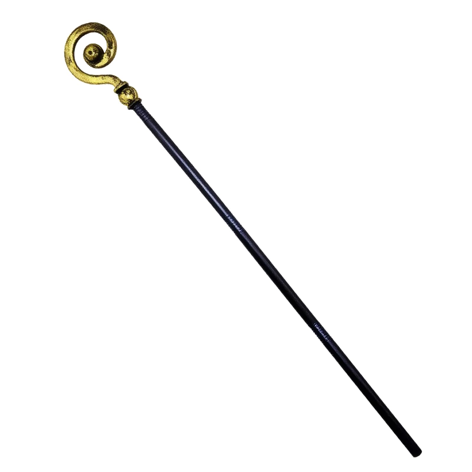 DVOFU Wizard Staff Prop Vintage Walking Stick Retro Cane Props Plastic King Scepter for Collectors Craft Theater Dress up Role-Play Shops Museum