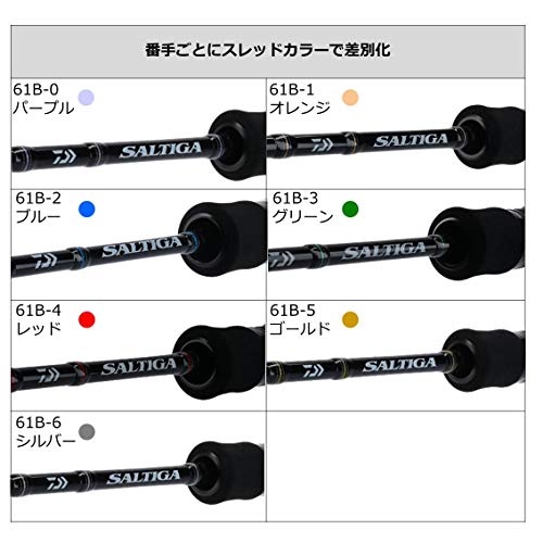 19ソルティガ　SJ　61B-3 Daiwa Offshore Rod Saltiga SJ 61B-3/W (Baitcasting 1 Piece)