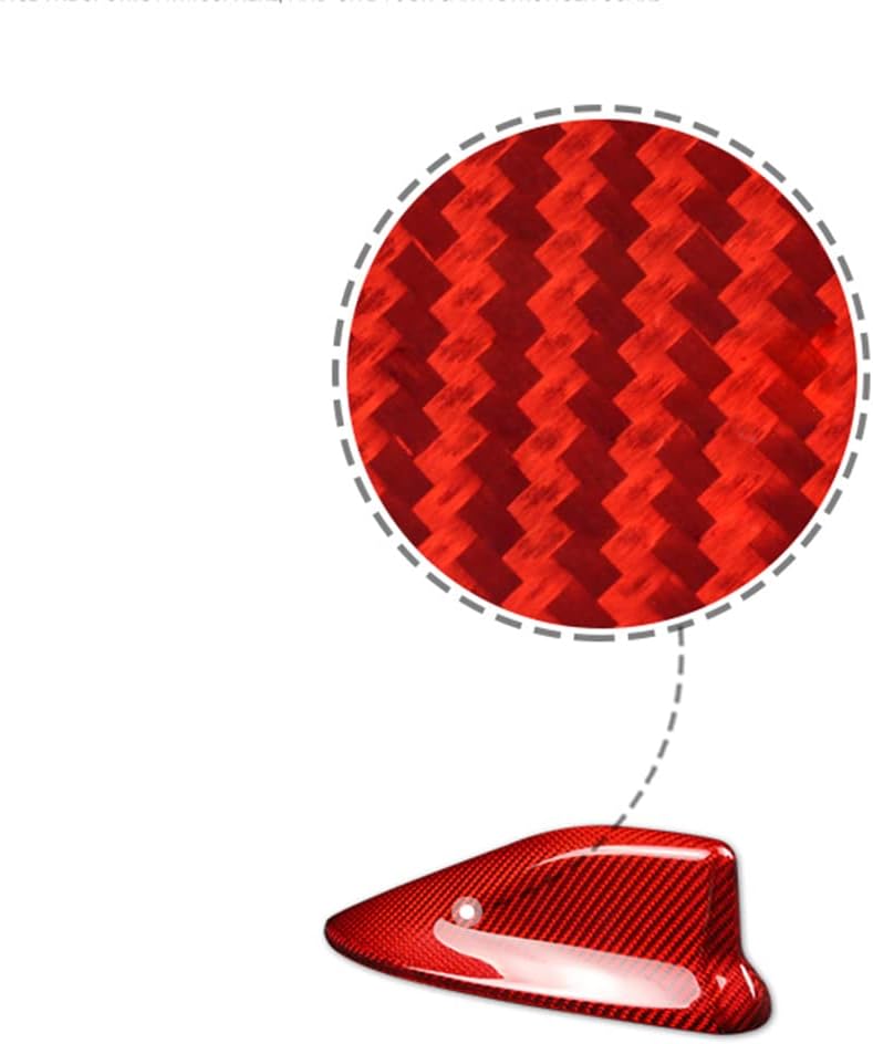 Fit for Subaru BRZ Toyota 86 Scion FR-S Red Carbon Fiber Car Shark Fin Antenna Cover
