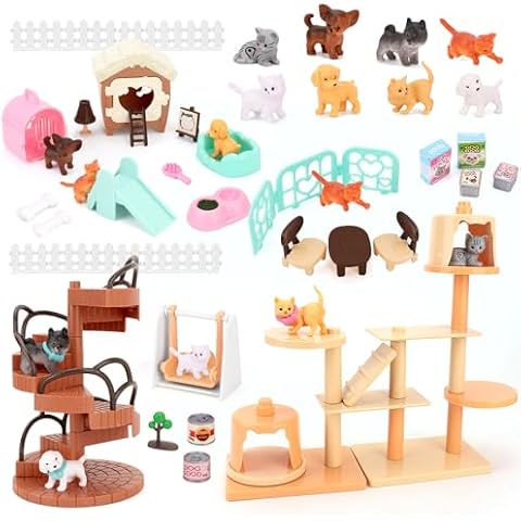 BananMelonBM 67 PCS Cat and Dog Playset Cover
