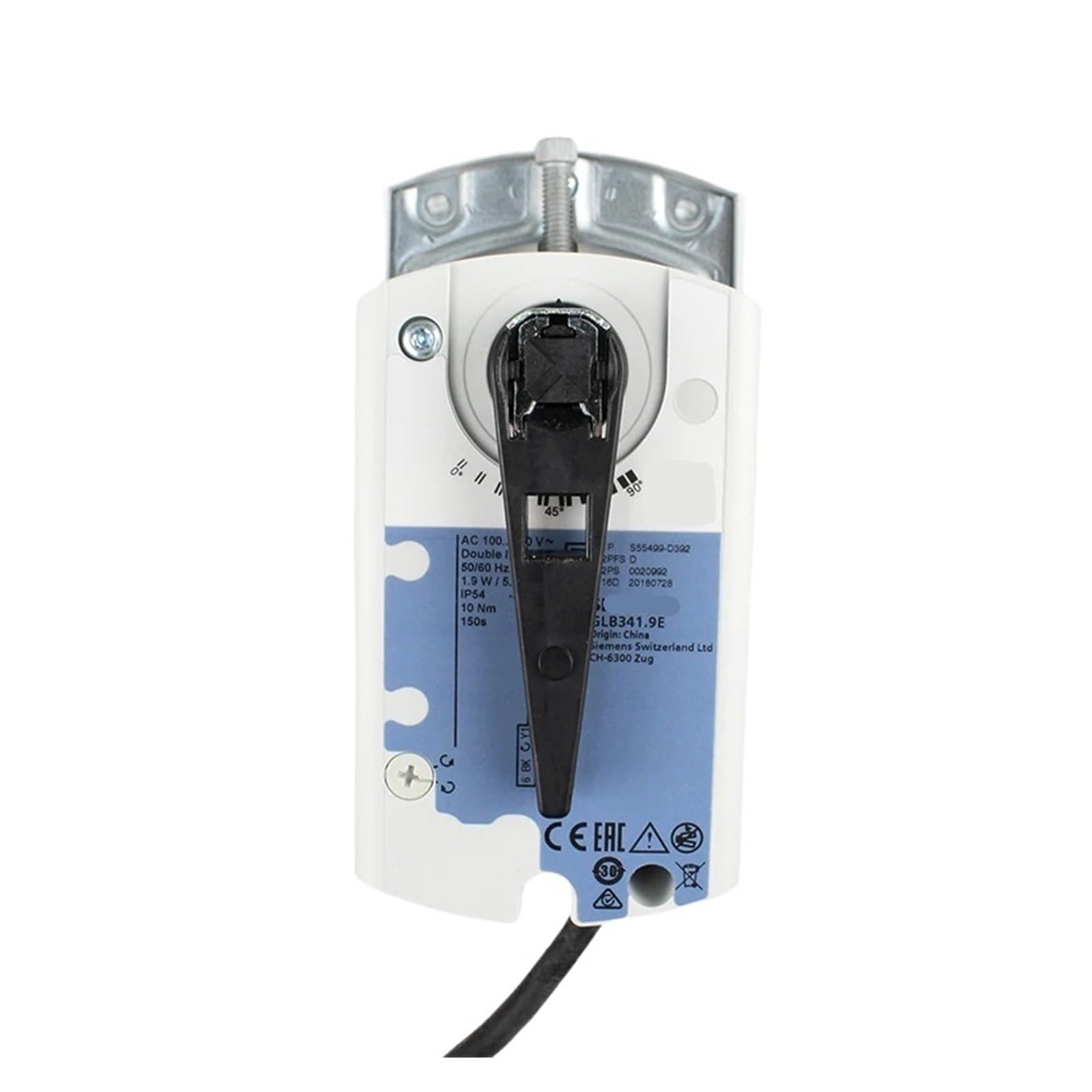 BALYDLUL GLB341.9E - Electromotoric rotary actuator for ball valves, non-spring return, AC 230 V, 2-position/3-position, 10 Nm,GLB341.9E