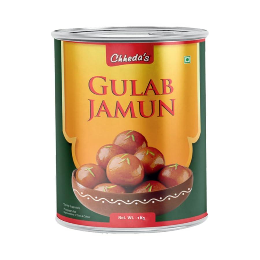 Chhedas - Gulab Jamun - Indian Sweets - Tin Sweets - Festive Gift Pack - 1000 Gm Pack of 1 (B0DB5HDFLX) Amazon Price History, Amazon Price Tracker