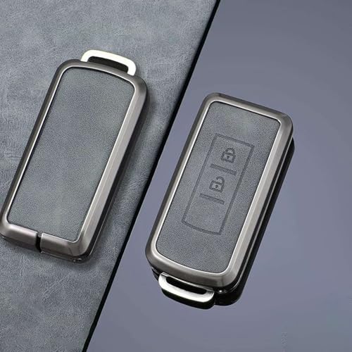 Étui en cuir pour clé Mitsubishi Outlander ASX et Pajero protège-clé noir