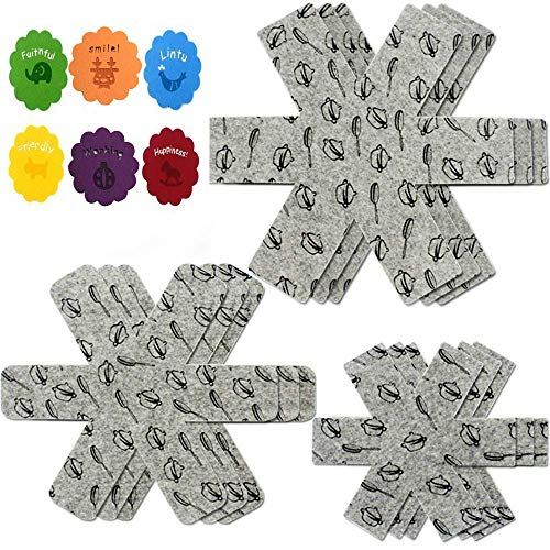 Lot de 9 protections pour poêles et casseroles, 3 tailles différentes, pour séparer et protéger les surfaces de votre cuisine pour la maison