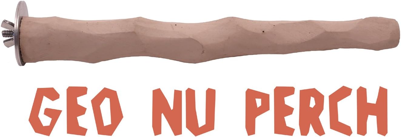 Geo NU Perch® for African Grey, Amazon, Cockatoo, Eclectus