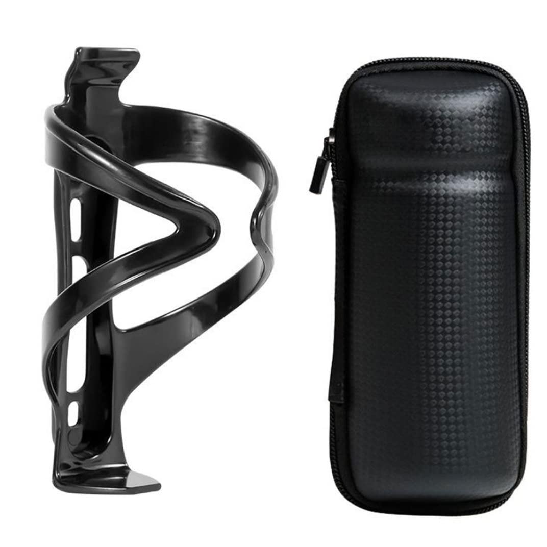 Bicycle Bottle Case Waterproof Bike Hard Shell Repair Tool Kit Bag with Mount Holder Cycling Supplies