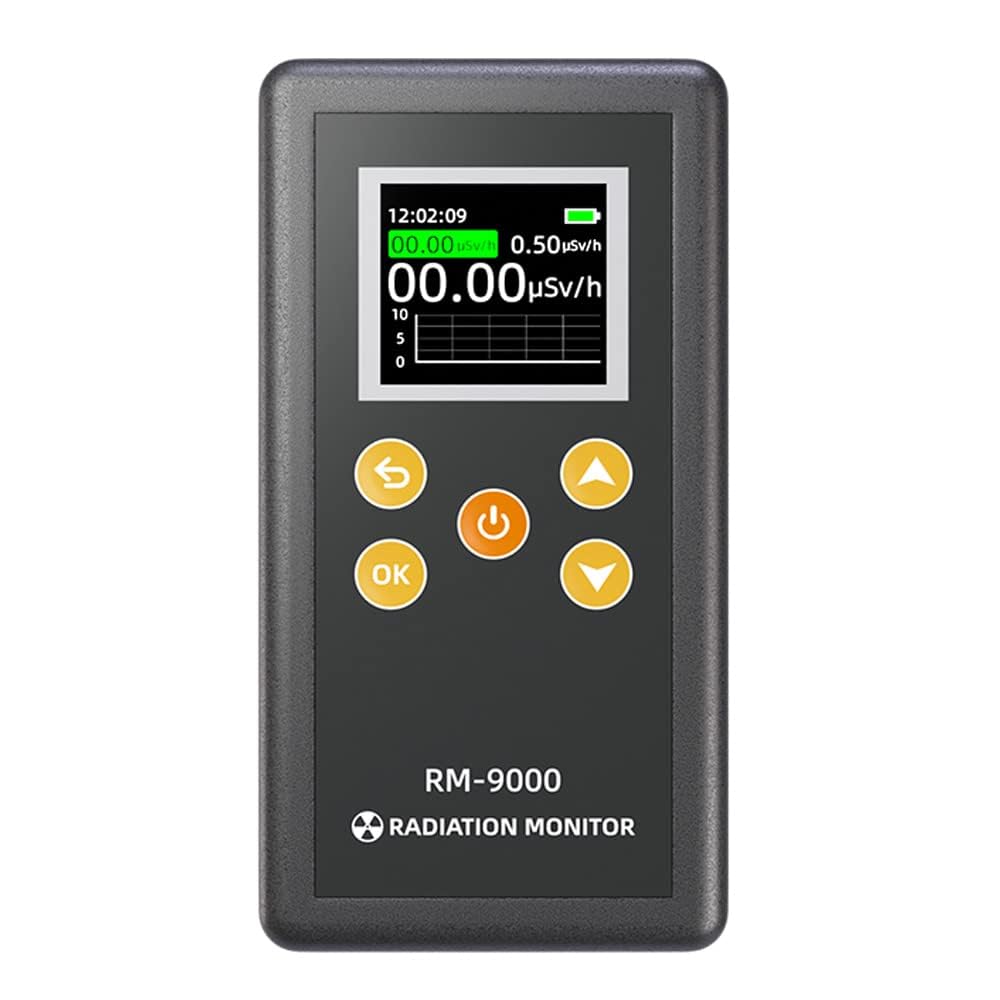 KASTWAVE Handheld Geiger Counter Nuclear Radiation Detector - High Accuracy Beta, Gamma, X-ray Dosimeter with LCD Display - Portable Radiation Monitor for Reliable Safety Detection