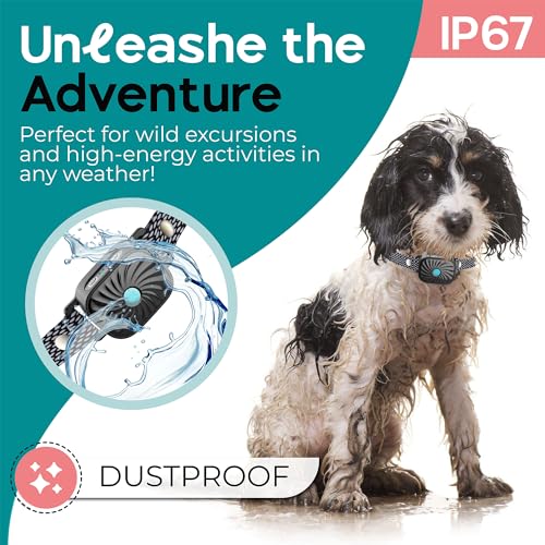 Bark-Collar-for-SmallMedium-Dogs-No-Shock-Anti-Bark-Collar-Rechargeable-Anti-Barking-Collar-w2-Vibration-Beep-Modes-Waterproof-Shockless-Smart-Dog-Stop-Barking-Control-Device