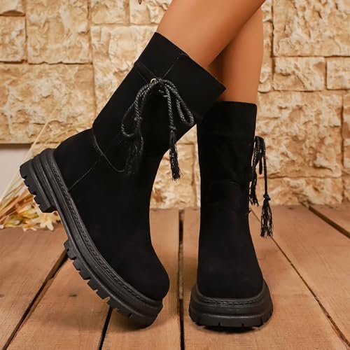Bottes mi-mollets souples à talons pour vos sorties citadines - 3