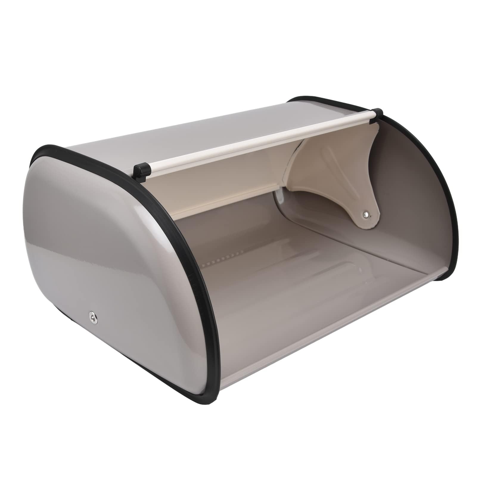 Ejoyous Panera con Tapa Enrollable, Contenedor de Almacenamiento para Pan y Productos Horneados, Organizador de Cocina para Bollos