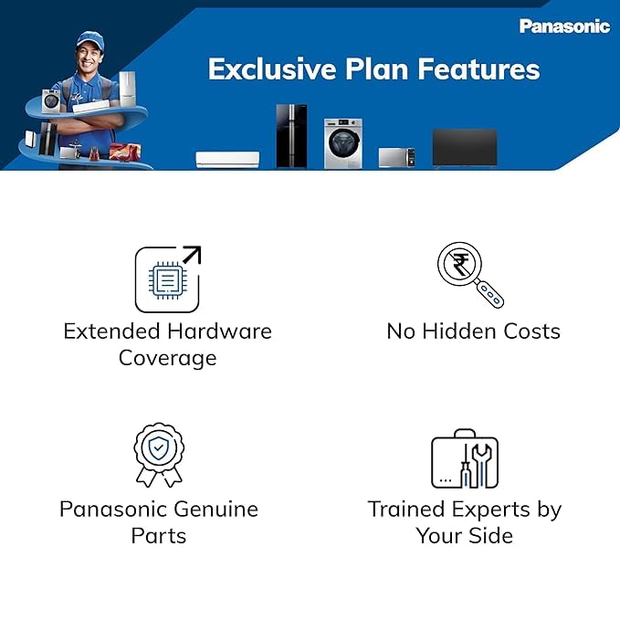 Image of Panasonic 1year Extended Warranty Plan for Solo & Grill Microwave Oven (Email Delivery, No Physical Kit)