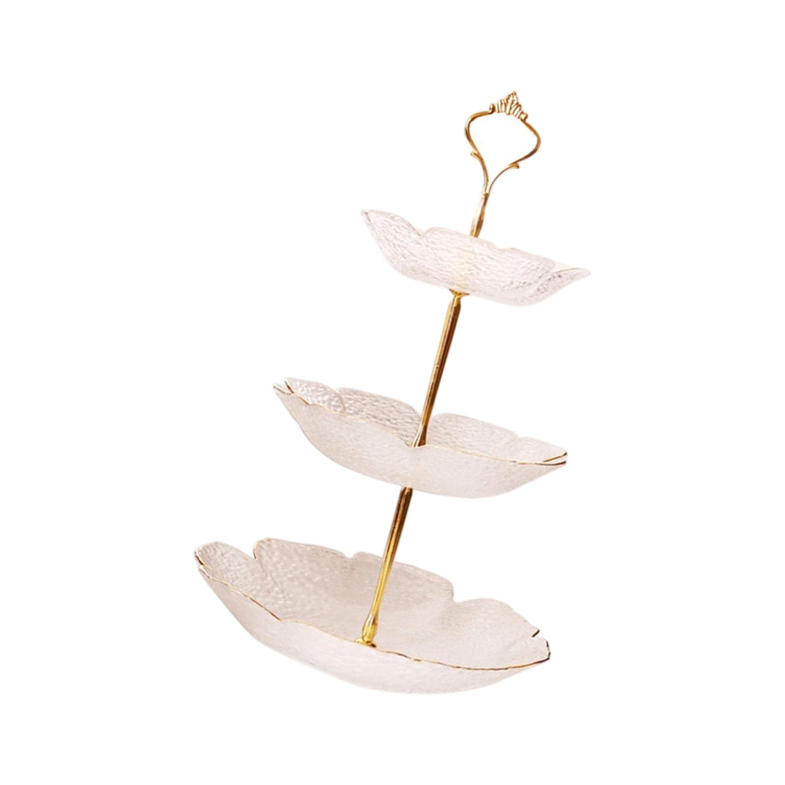 MIDOKSTUA 8 Glass Bowl Set with Gold Edging for Candy Appetizers Permanent Glass Dessert Dishes