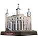 XQKA Torre di Londra, Regno Unito, Puzzle di Carta, Modello architettonico di FAMA Mondiale, 3D Statue Sculpture Ornament Home Decor, Handmade DIY