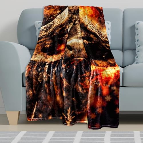 Couverture microfibre chaude Bétail de Feu pour vos soirées cocooning sur le canapé - 6
