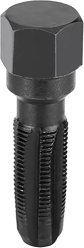 Miniatura 5 de Kit de reparación de roscas de bujía, 5 uds, ahorro de bujías de 0.551 in, herramienta de reparación de roscas de cilindro de escariador, acero al