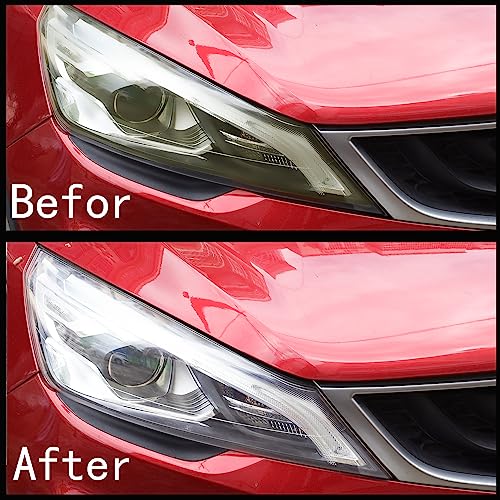 DAPLOMO Headlight Restoration Kit, Car Polish 3inch Sanding Discs, Hand Sanding Block to Restore Sun Damaged Headlights Polish Headlights Lens Restore Car Headlight Cleaner